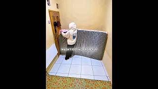 Big Struggle in a Small Hostel Room: The Battle to Fit the Mattress💔😰