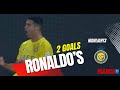 Cristiano ronaldos quickfire brace propels alnassr to a 30 victory