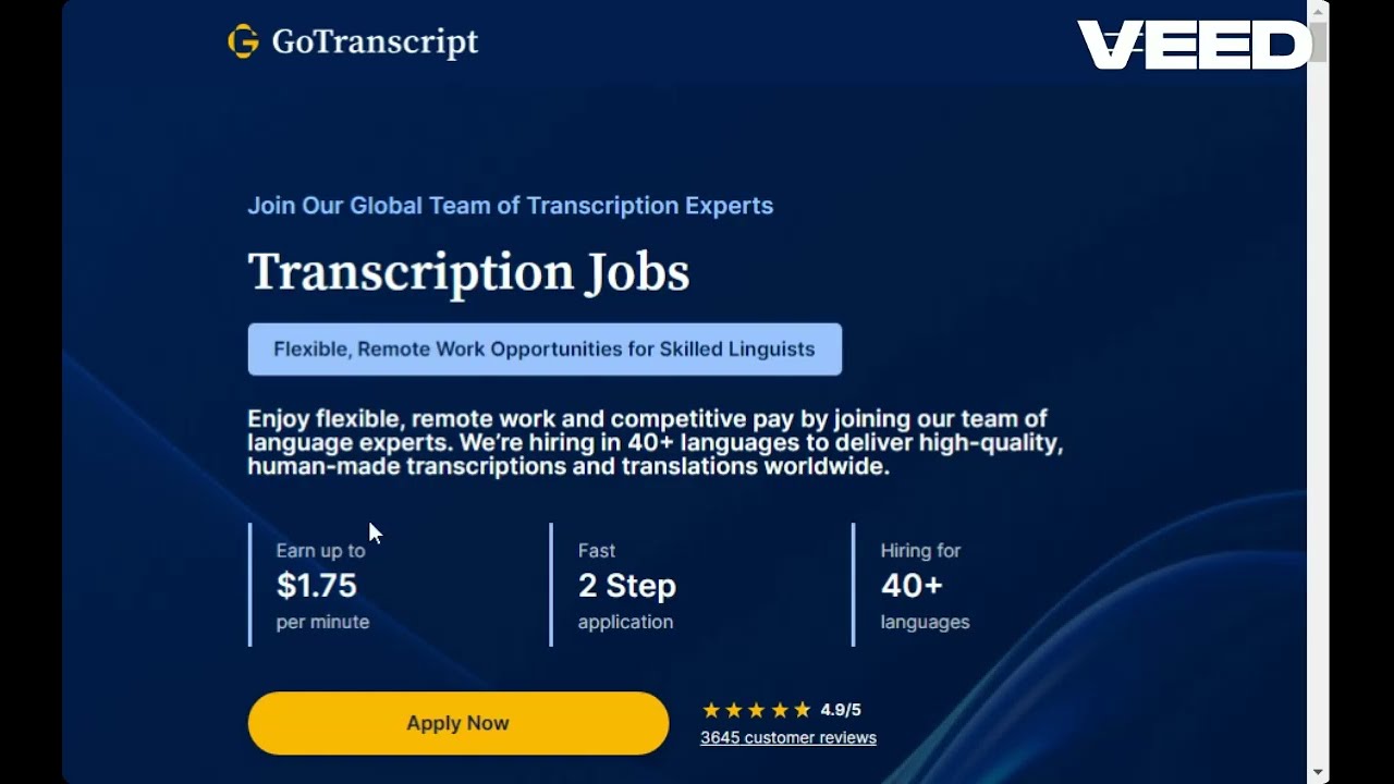 Online jobs at home Swahili Go Transcript Expert answers jan 8 2025