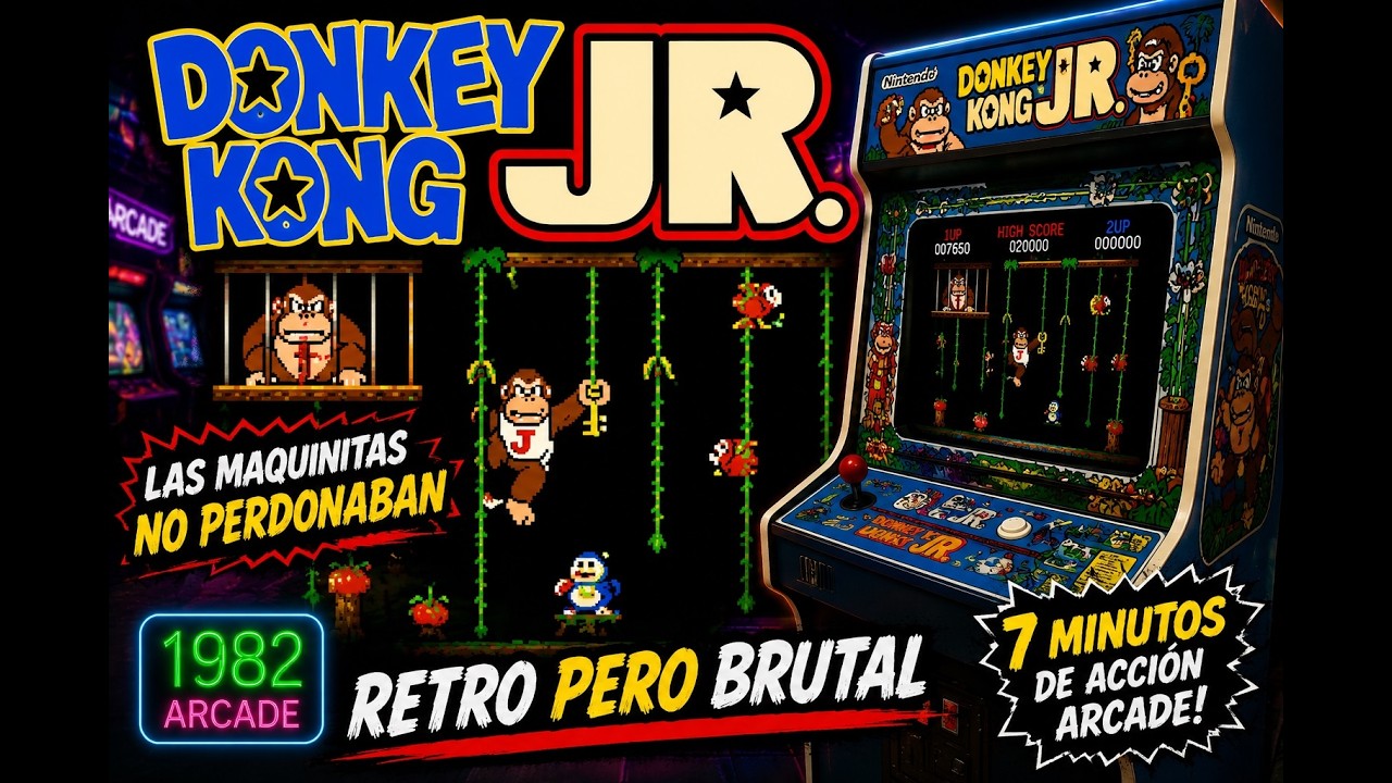 🕹️Donkey Kong Jr. 🔥 (1982) - YouTube