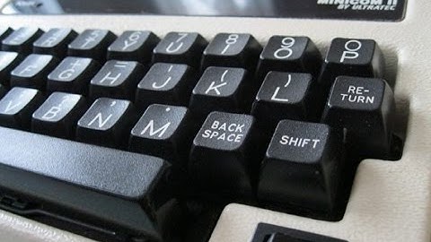 1984 Ultratec Minicom II TTY/TDD review & test