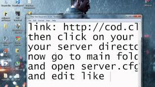 How to change Name and Rcon password of cod 4/6 server