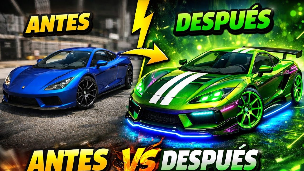 🔥 DE AZUL NORMAL a MONSTRUO VERDE CAMALEÓN 😱 Progen Luvia FULL TUNING