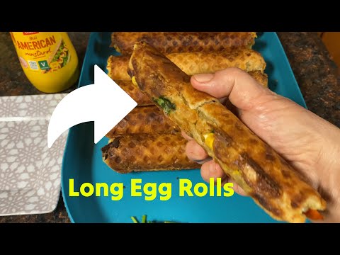Large Egg Rolls with Lumme Waffle Corn Dog Maker ⭐ Cooking Gizmos