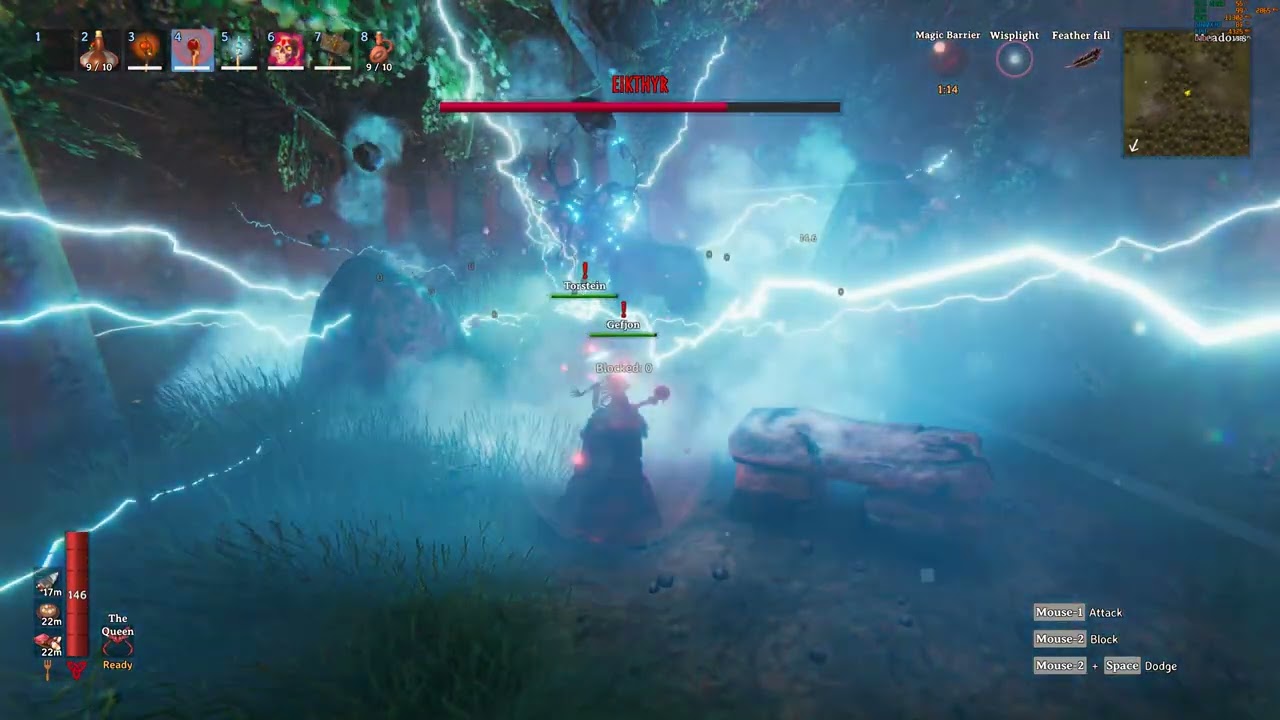 Valheim Mage plus Eikther equals Death!