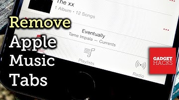 Remove the Apple Music & Connect Tabs from iOS 8.4