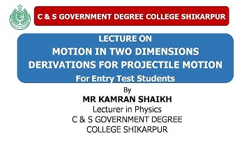 Chapter 4 - Motion In Two Dimensions - Part 2