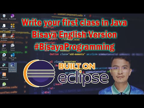 Write your First Class in Java using Eclipse IDE - Bisaya Programming