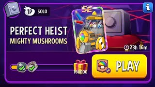 Perfect heist mighty mushrooms 160000 solo challenge match masters
