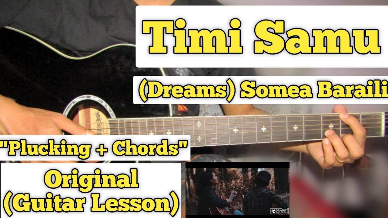 Timi Samu   Dreams  Guitar Lesson  Female Version  Somea Baraili