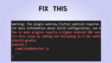 How to Fix "One or more plugins require a higher Android SDK version"
