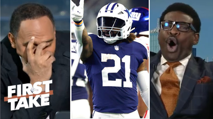 FIRST TAKE | Michael Irvin RIPS Stephen A. after Dallas Cowboys complete SWEEP of the Giants, 28-20