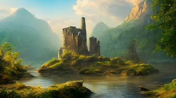 Stable Diffusion Morphs Imaginary Ruins of Medieval Castles - 4K AI Art interpolation video