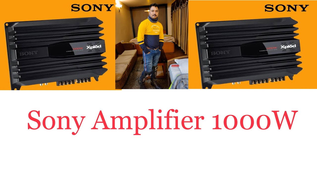 Sony Amplifier purchase for my Car Sony Amplifier 1000W Car Music ️