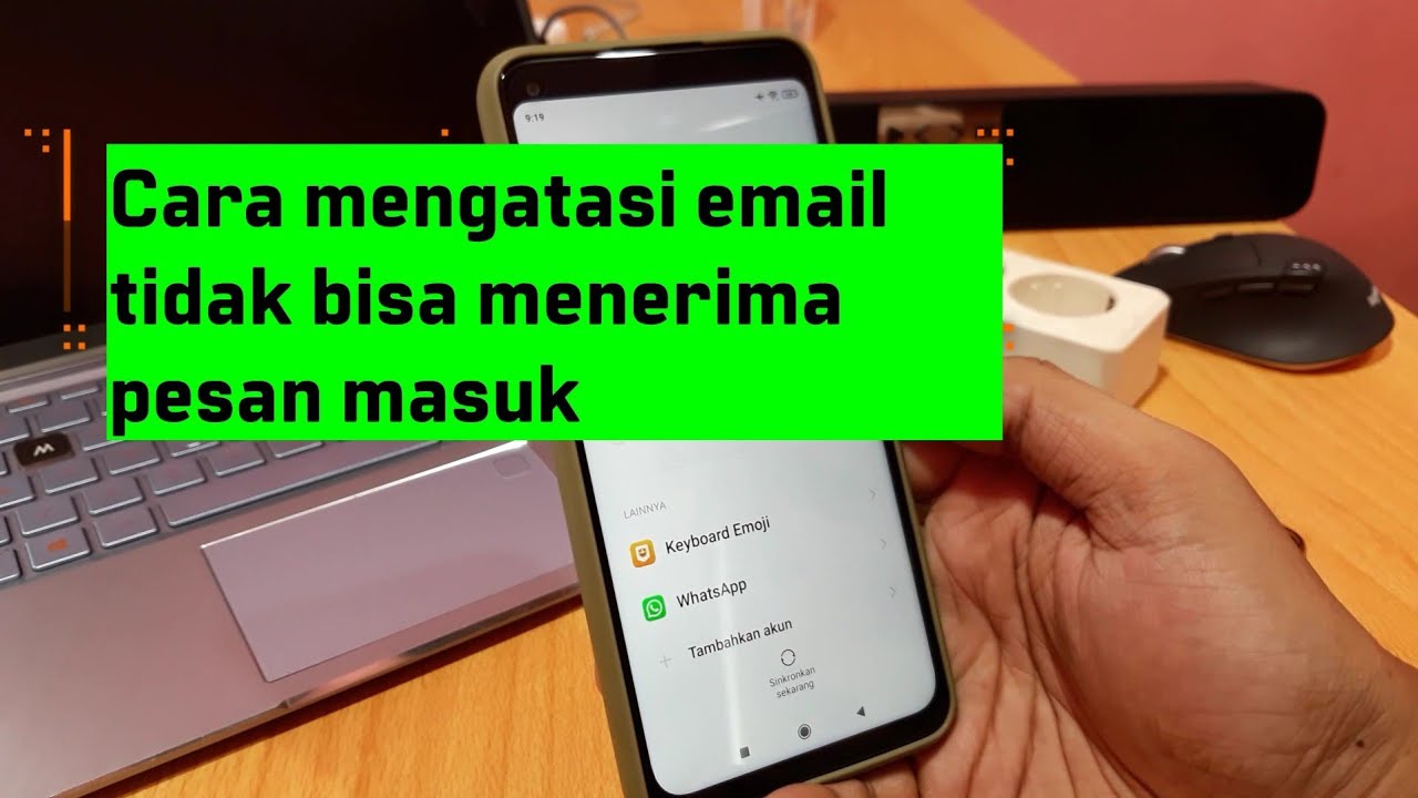 Cara mengatasi email tidak bisa menerima pesan masuk 