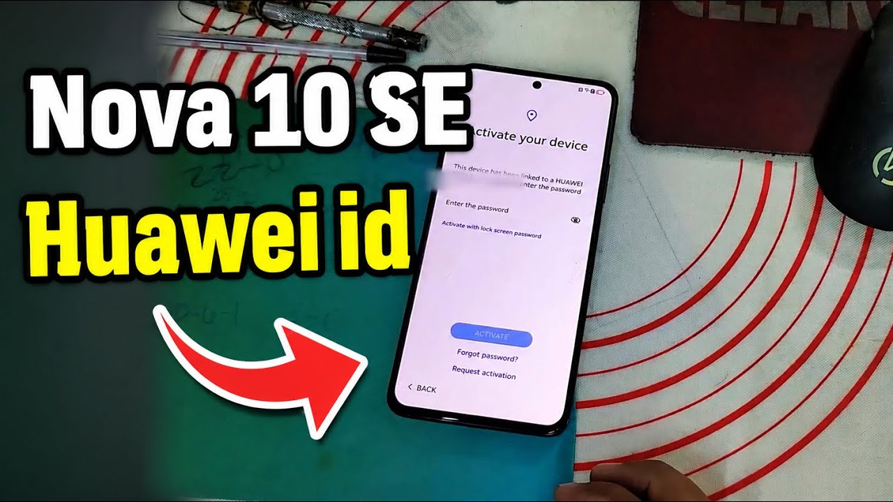NOVA 10 SE Huawei iD remove - YouTube