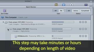 Export Final Cut Pro to DVD Studio Pro