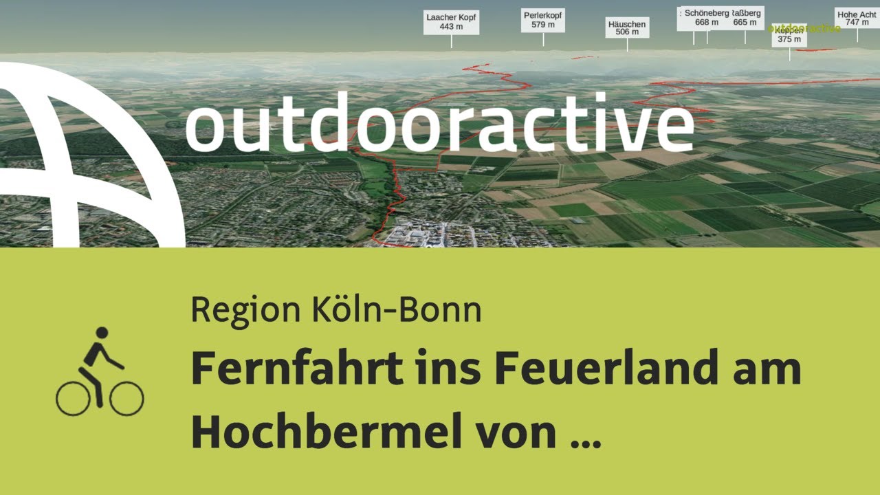 Radtour in der Region Köln-Bonn: Fernfahrt ins Feuerland am Hochbermel von Meckenheim