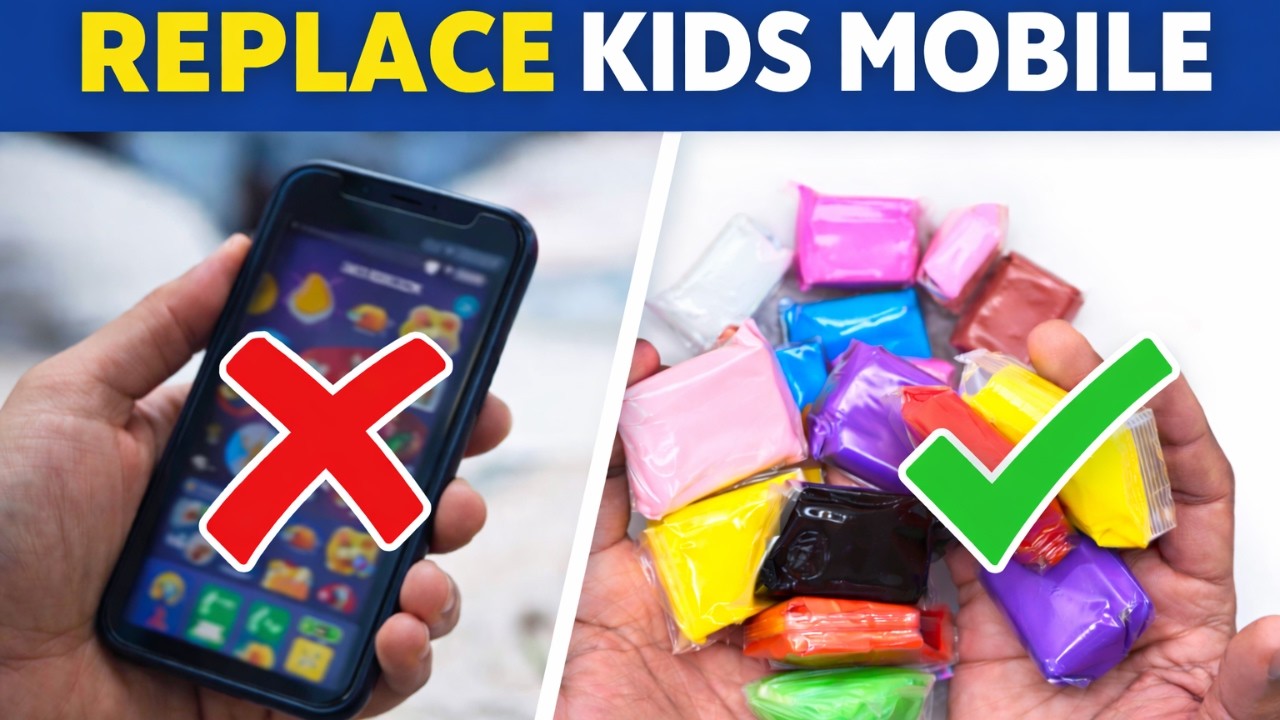 Simple Clay Activity for Kids That Replaces Mobile Games | Brain Development