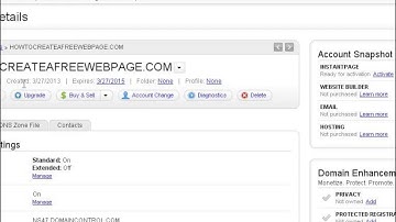 Changing Your Nameserves