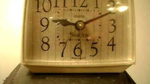 Clock running backwards