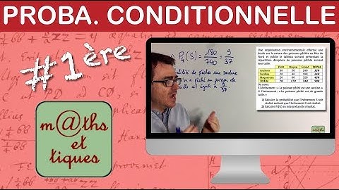 Calculer une probabilité conditionnelle à l