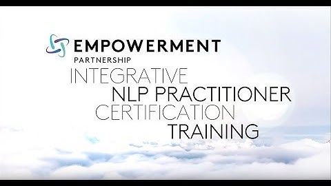Join us for the Integrative NLP Practitioner Certification® Training