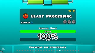 Blast Processing 100%|Geometry dash #techm5v #videos #geometrydash #blastprocessing #zoink #trending