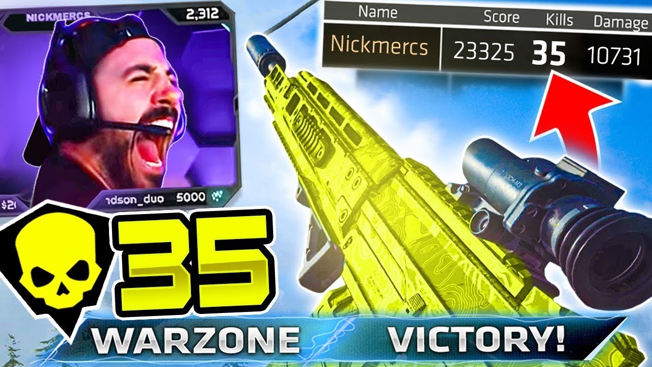 MY MOST INSANE WARZONE CLIP EVER! 35 KILL WIN!
