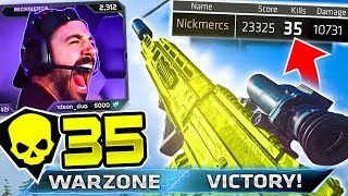 MY MOST INSANE WARZONE CLIP EVER! 35 KILL WIN!