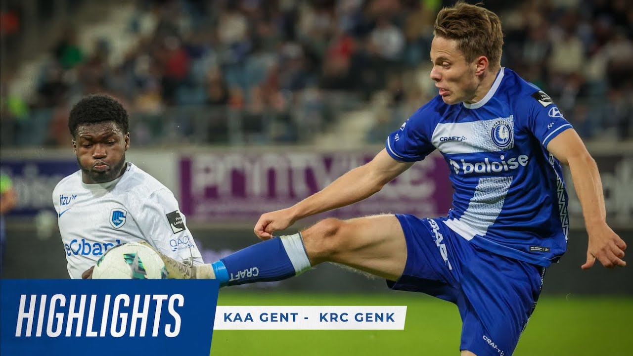 🎬 KAA Gent - KRC Genk: 0-2 (MD12 JPL)