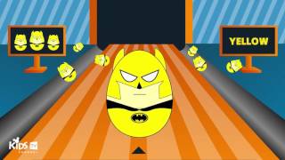 Learn Colors With Funny Bowling Batman Eggs Learning Colors Video For Kids New Surprise Eggs