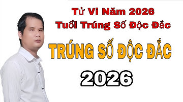 Tử vi tuổi trúng số độc đắc trong năm 2026