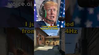 Trump gets BASHED in CSGO (ai voices) shorts aivoice