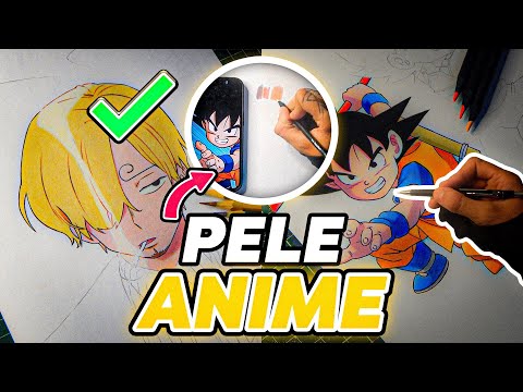 COMO COLORIR PELE de ANIME com LÁPIS de COR em 2024!
