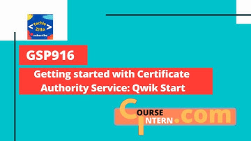 Getting started with Certificate Authority Service: Qwik Start | Qwiklabs GSP916