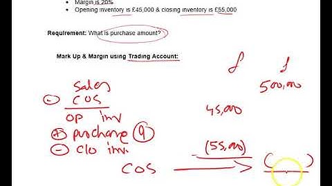 Markup & Margin incomplete records