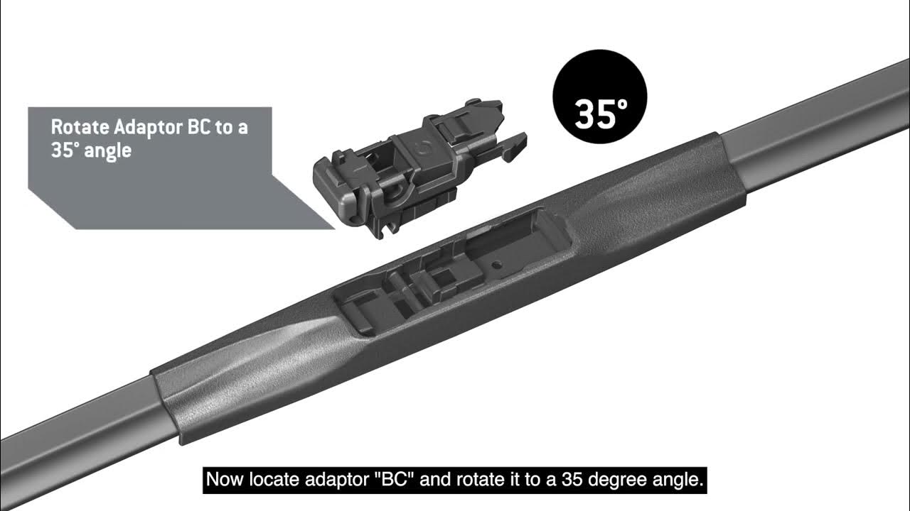 TRICO Onyx Installation Video Side Pin 17 mm arm YouTube