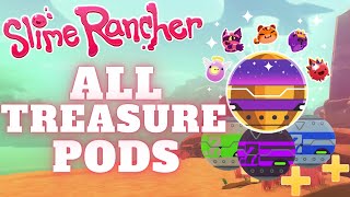 All treasure pod locations: I mainly did this for myself cuz I struggle  with the wiki maps, but I thought id show it here. Sorry if it isn't  helpful (I had to do glass desert in two parts) :] : r/slimerancher