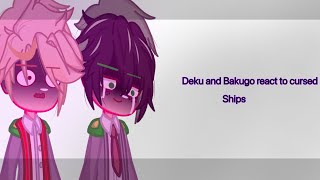 {{ Deku   bakugo react to cursed ships }}