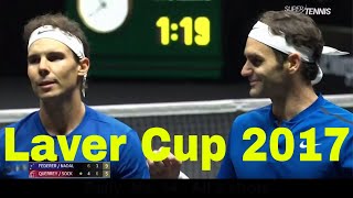 🎾 F&M FASST: The never seen before tennis doubles Federer-Nadal at Laver Cup 2017 vs Querrey-Sock 🎾