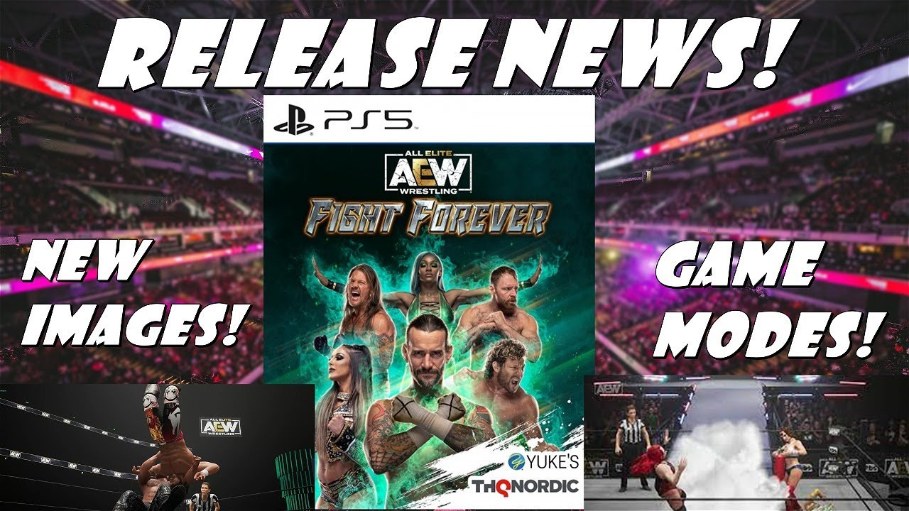 AEW: Fight Forever Showcase Info, Cover Art, Main Menu Look, and RELEASE  DATE! - YouTube