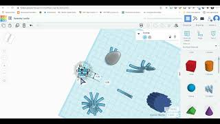 Tinkercad: Ctrl+D Duplico y giro