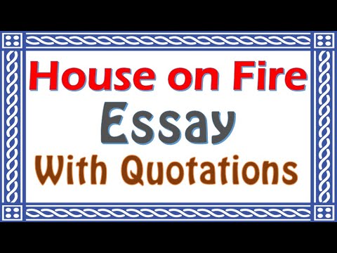 college essay about house fire