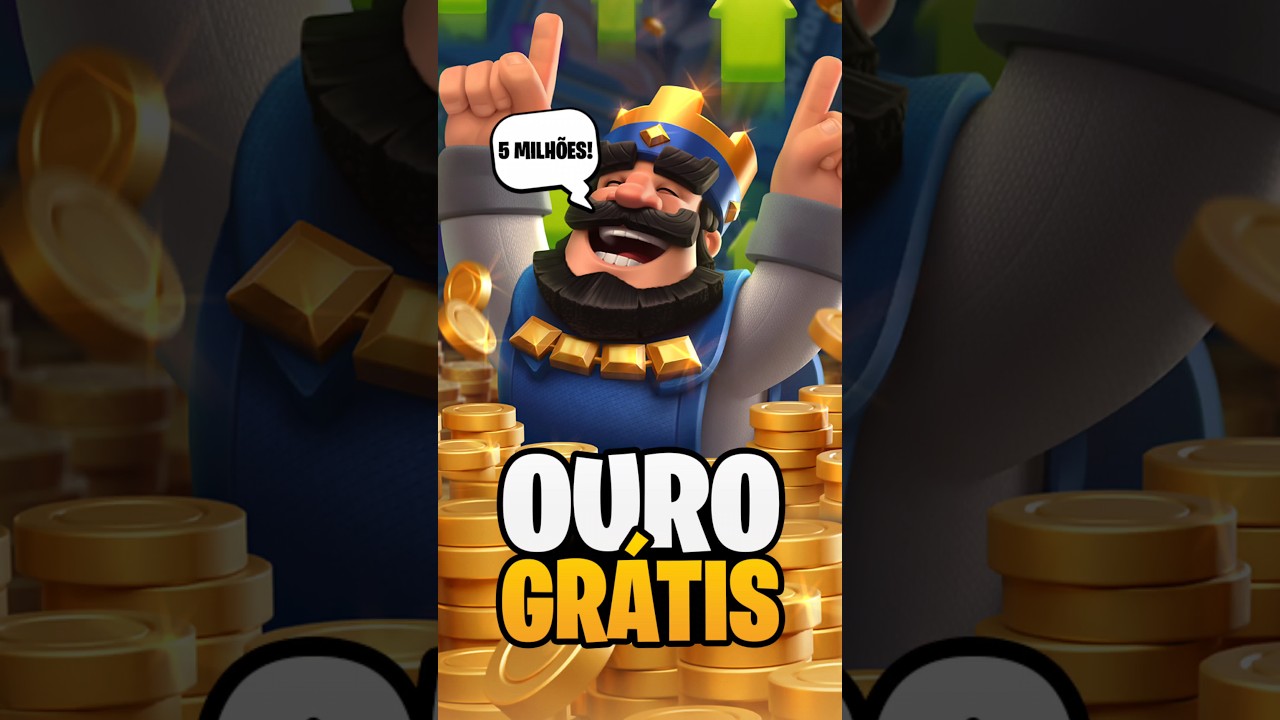 COMO RESGATAR 1MILHÃO 750MIL DE OURO NO CLASH ROYALE JOGO DE XADREZ OURO  GRÁTIS 