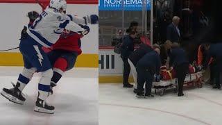 Nick Jensen Stretchered Off Ice After Hit From Michael Eyssimont