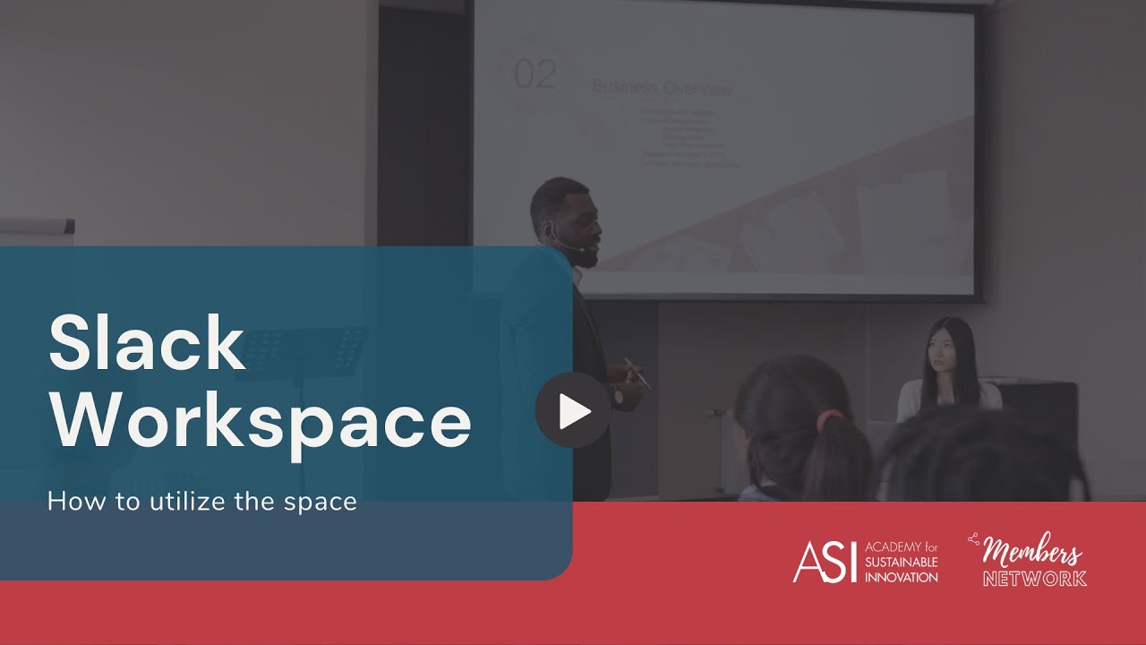 ASI's Members Network Slack Workspace