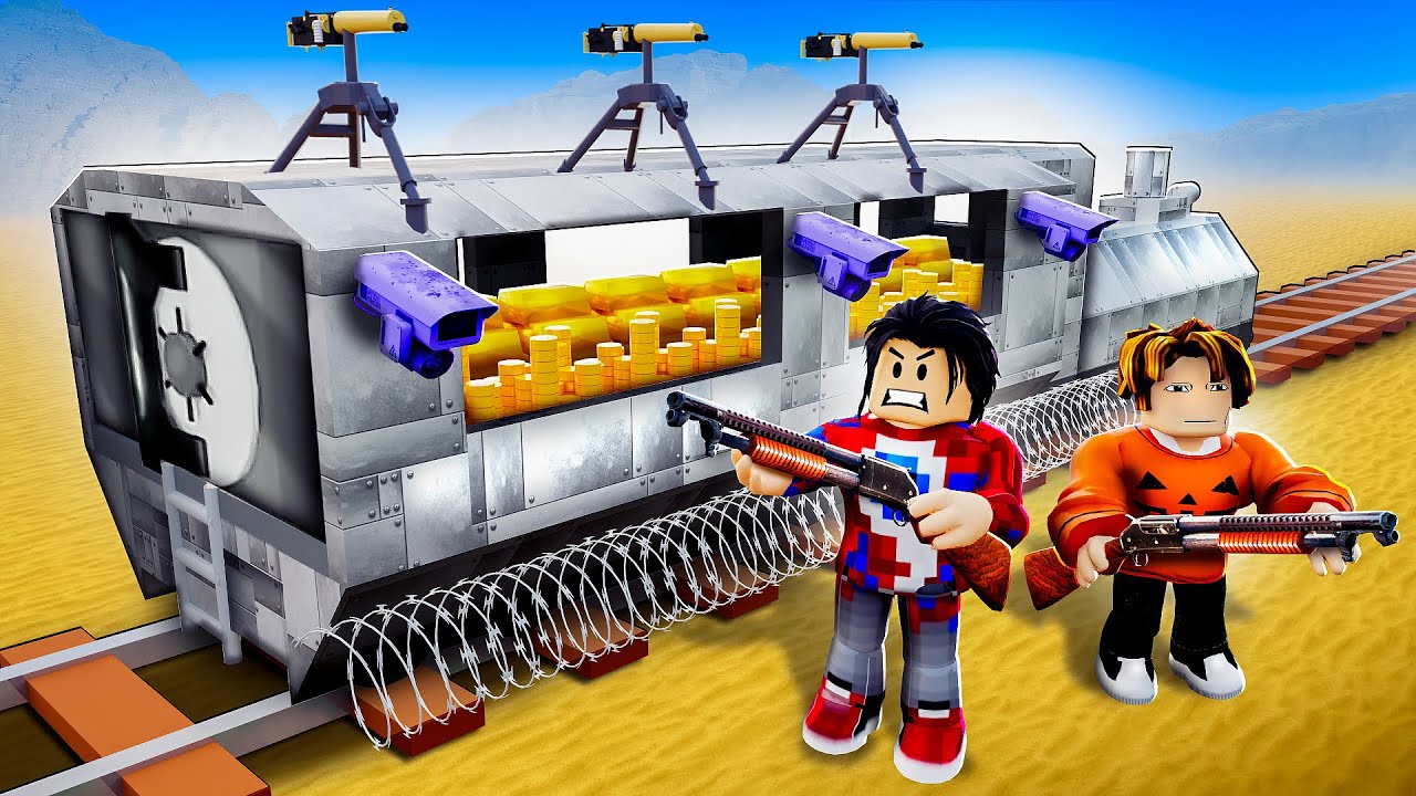 😱Превратили Поезд в БАНК в Игре Мёртвые Рельсы в Роблокс!