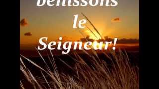 Video thumbnail of "Tout joyeux bénissons le Seigneur"