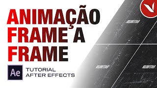 Animação FRAME a FRAME (Toggle Hold Keyframe) - Tutorial AFTER EFFECTS